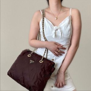 Vintage Prada Chain Bag